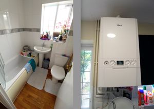 Bathroom and Boiler- click for photo gallery